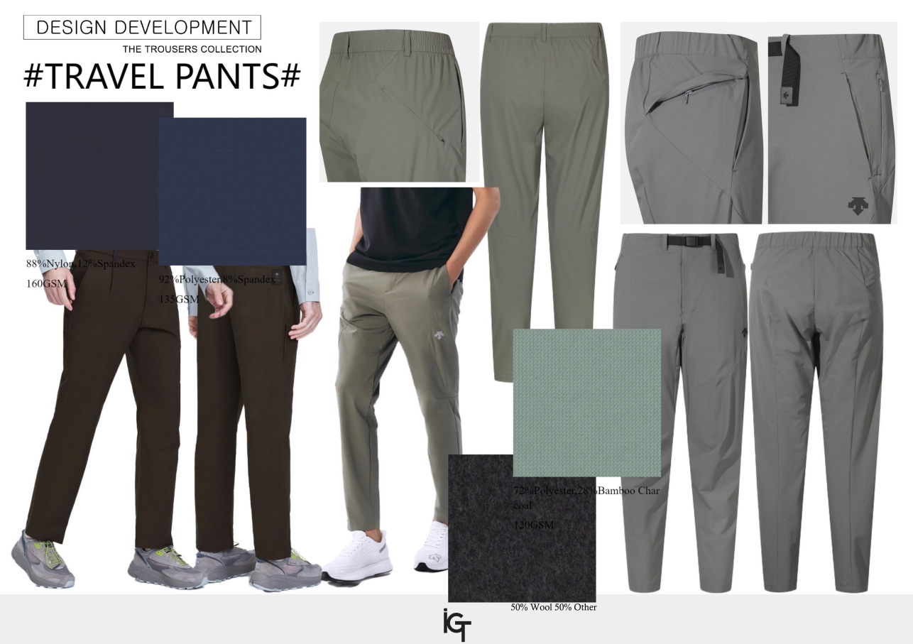 2025SS NYLON TRAVEL PANTS